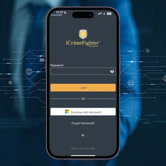 iCrimeFighter DEMS app